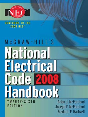 cover image of McGraw-Hill National Electrical Code 2008 Handbook